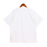 Rhude T Shirt Vintage Yacht Color Alphabet Print Short Sleeve T-Shirt