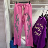 Hellstar Hoodie & Pants Wash Water Make Old Sweater