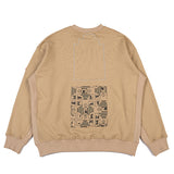 C.e. sweatshirt - autumn/winter c.e. geometric letter print crewneck pullover - wholesale single piece