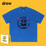 Drew T Shirts Short Sleeve Printed round Neck