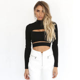 Women Tops Fashion Sexy Tight Stretch Top (Zy0414)