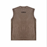 Purple Brand Distressed Tank T Shirts Distressed Sleeveless T-shirt Vest