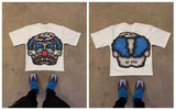 Street Unisex T-shirt Cartoon Pattern Street Tee