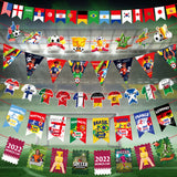Themed Party Supplies Soccer Pennant Banner – World Cup Party Decoration for Bars & Clubs