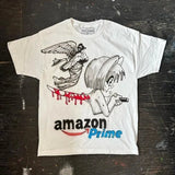 Street Unisex T-shirt 'Sad Girl' Cartoon Pattern Street Tee