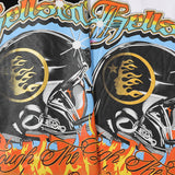 Hellstar T Shirt Helmet Flash Print Short Sleeve T-Shirt