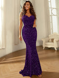 Women Party Dress Fashionable Sequins Elegant Formal Dress (Ss0416)