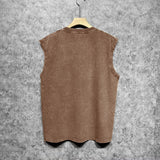Purple Brand Distressed Tank T Shirts Distressed Sleeveless T-shirt Vest