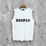 Purple Brand Tank T Shirts Sleeveless T-shirt Vest