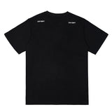 C.e t shirts creative character frame pattern round neck pullover short sleeve for men and women