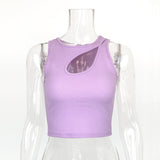 Women Tops Fashion Sexy Cool Vest  (ZJ0415)