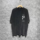 Purple Brand Distressed T Shirts Short Sleeve