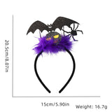 Halloween headband Halloween Headband – Party Decoration & Photo Prop with Bats, Cats & Pumpkins