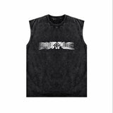 Purple Brand Distressed Tank T Shirts Distressed Sleeveless T-shirt Vest