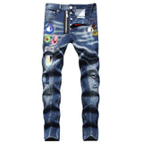 DSQ Jeans Ripped Stretch Jeans