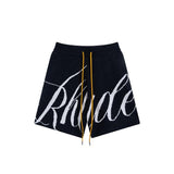Rhude Shorts Jacquard Knitted Yarn Casual Shorts