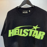 Hellstar T Shirt Vintage Old Printed Loose Casual Short Sleeve T-Shirt