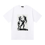 Purple Brand T Shirts Purple Micro Label Letter Pattern Printed Short Sleeve T-Shirt