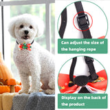Themed Party Supplies Christmas Pet Bow Tie Collar – Cartoon Bell-Decorated Accessory for Cats & Dogs