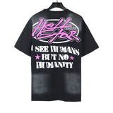 Hellstar T Shirts & Shorts Washing Print Short Sleeve T-Shirt Shorts Summer