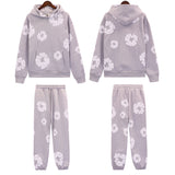 Denim Tears Hoodie & Sweatpants 2 Piece Set Casual Pants