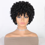 Women's Wigs Puffy Short Dreadlock Synthetic Wig