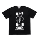 C.e t shirts creative clothes pattern round neck pullover short sleeve men and women