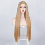 Women's Wigs Long Straight Hair Small Lace Wig Lace Chemical Fiber Lace Headgear Lace Wigs