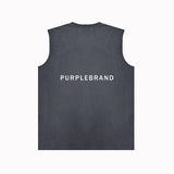 Purple Brand Tank T Shirts Sleeveless T-shirt Vest