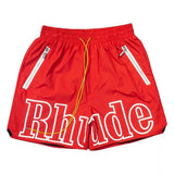 Rhude Shorts 3M Reflective Casual Sports Shorts Beach Pants