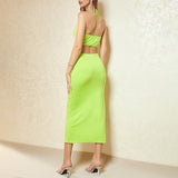 Women Dresses Elegant Fashion Social Banquet Dress (HWFS0410)