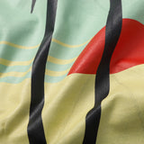 Rhude T Shirt Sunset Coconut Alphabet Print Short Sleeve T-Shirt