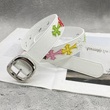 Chh Chrome Heart Belt Embroidery Belt Male