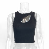 Women Tops Fashion Sexy Cool Vest  (ZJ0415)