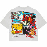 Street Unisex T-shirt Anime Pattern Street Tee
