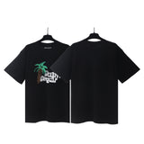 Palm Angels T Shirts Coconut Letter Logo Short Sleeve T-Shirt