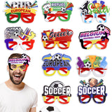 Themed Party Supplies Germany Euro Cup Fan Glasses - Football Theme 24-Team Supporter Prop
