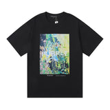 Purple Brand T Shirts Purple Micro Label Letter Pattern Printed Short Sleeve T-Shirt