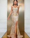 Women Party Dress Sequins Elegant Evening Dress (Ss0416)