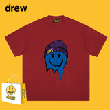 Drew T Shirts Cotton Short Sleeve Drew Smiley Face