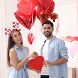 Themed Party Supplies Valentine's Day Heart Headband – Wedding, Bachelorette Party & Photo Prop