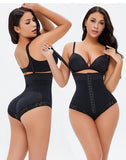 Large Size Breasted One-Piece High Waist Half Sheath Belly Contracting Hip Shaping Shorts