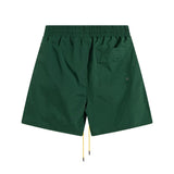 Rhude Shorts Embroidered Elastic Casual Quick-Drying Shorts Beach Sweatpants