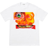Men T-shirts 21FW Face Tee Artist Skull Grimace, Short Sleeve T-Shirt