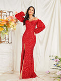 Women Party Dress Elegant and Sophisticated Long Dress  (SS0416)