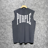 Purple Brand Tank T Shirts Sleeveless T-shirt Vest