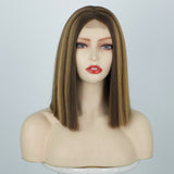 Women'S Wigs Short Bob Lace Front Synthetic Wig
