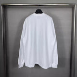 Men T-shirts Paris Long Sleeve T-Shirt Loose Casual Bottom Shirt
