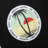 Rhude T Shirt Sunset Coconut Alphabet Print Short Sleeve T-Shirt