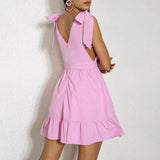 Women Dresses Fashion Casual Cool Dress (HWFS0410)